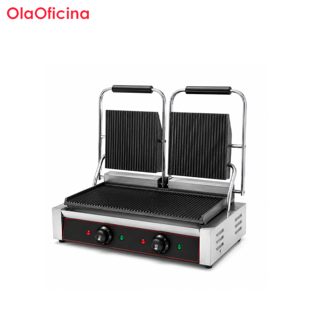 Electric Contact Grill | Commercial Double Contact Panini Grill GH-813