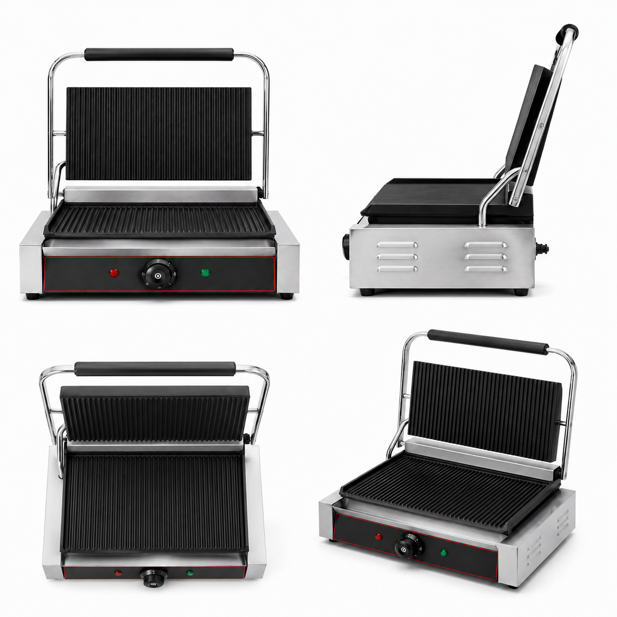 Electric Contact Grill | Commercial Panini Press Grill GH-811E
