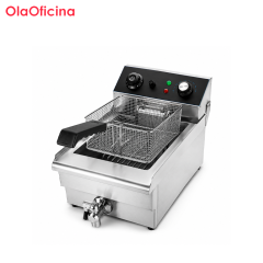 16L Countertop Electric Fryer | 1-Tank 1-Basket Commercial Deep Fryer ZF-161V