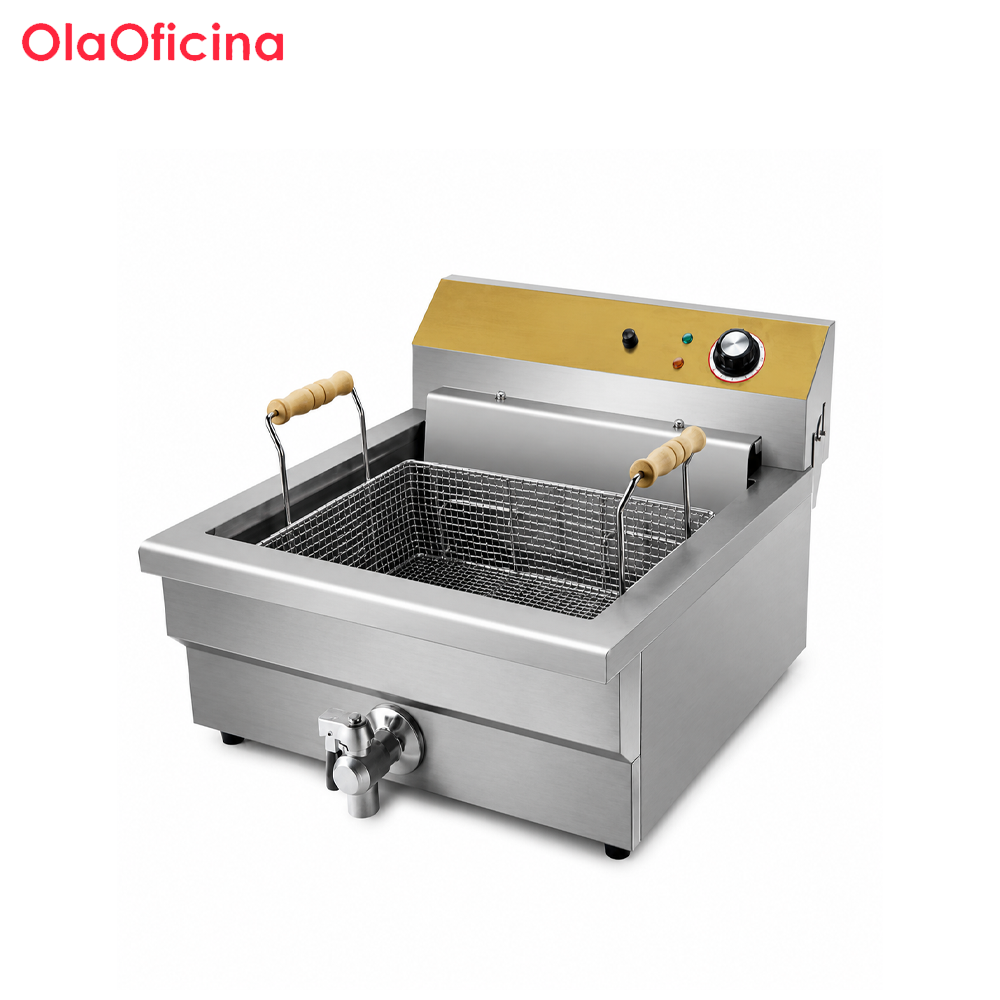 18L Commercial Electric Fryer | Single Tank Countertop Deep Fryer ZF-181V