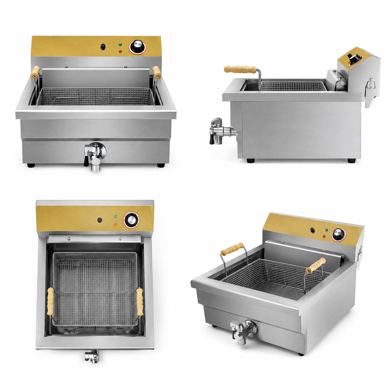 18L Commercial Electric Fryer | Single Tank Countertop Deep Fryer ZF-181V