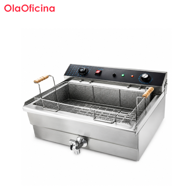 20L Commercial Electric Fryer | Single Tank Countertop Deep Fryer ZF-201V