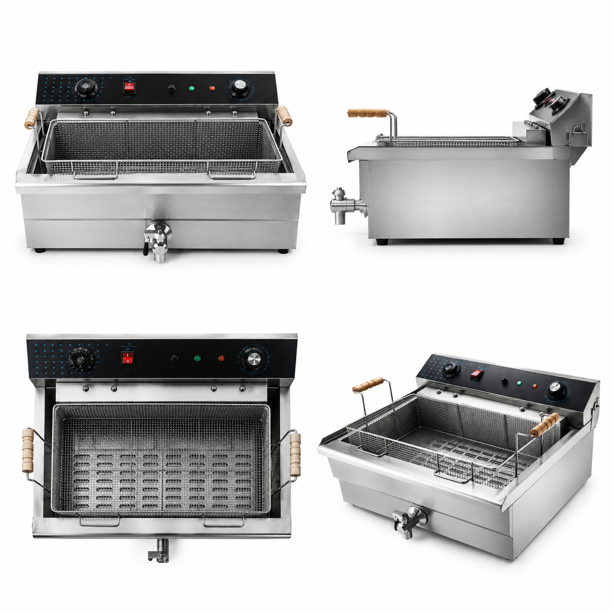 20L Commercial Electric Fryer | Single Tank Countertop Deep Fryer ZF-201V