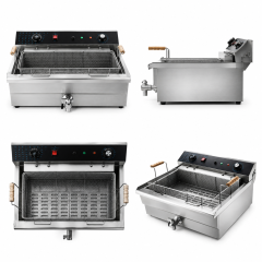 20L Commercial Electric Fryer | Single Tank Countertop Deep Fryer ZF-201V