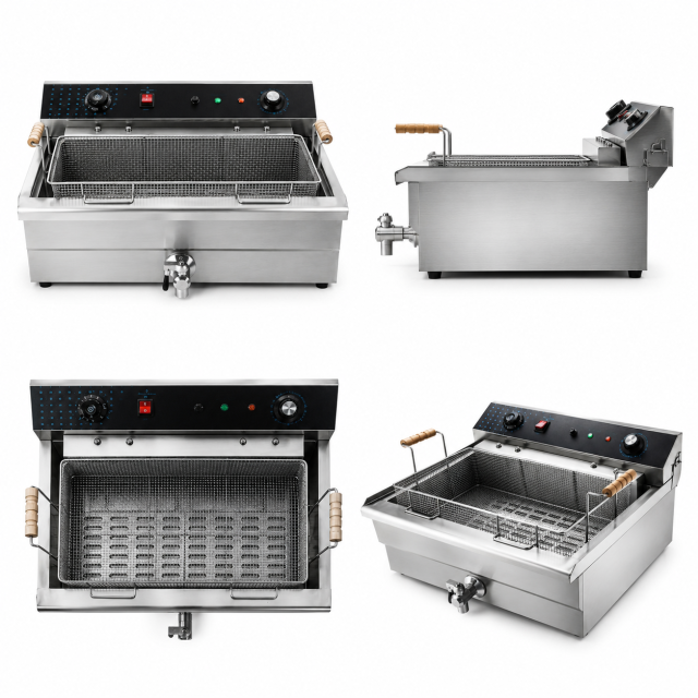 20L Commercial Electric Fryer | Single Tank Countertop Deep Fryer ZF-201V
