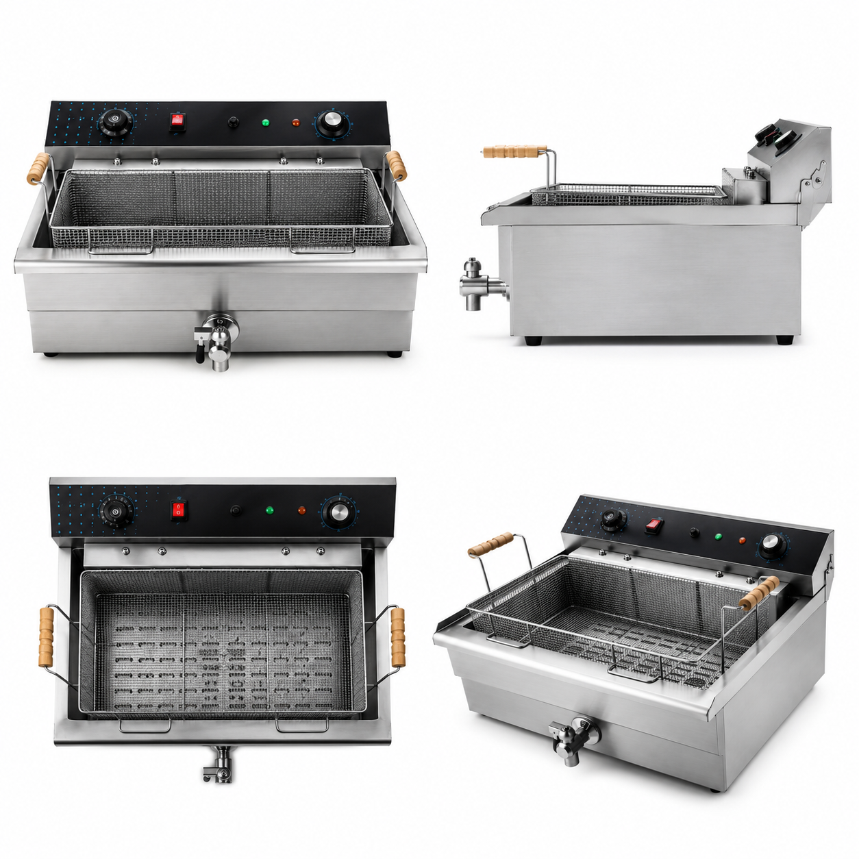 Commercial Electric Fryer | Single Tank Countertop Deep Fryer ZF-301V