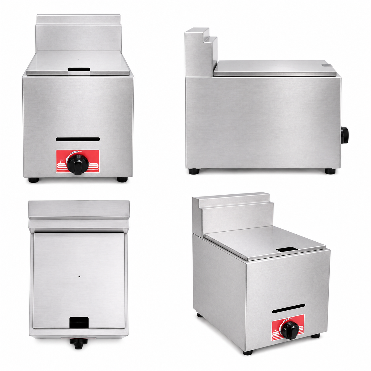 Commercial LPG Gas Fryer | 1-Tank 1-Basket Deep Fryer JBL-71