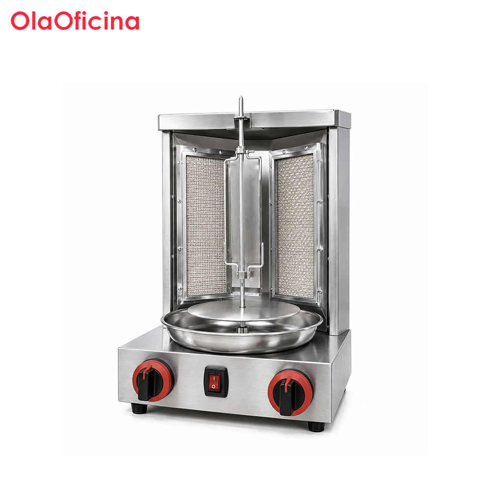 Commercial LPG Gas Shawarma Machine | Countertop Doner Kebab Grill GH-25