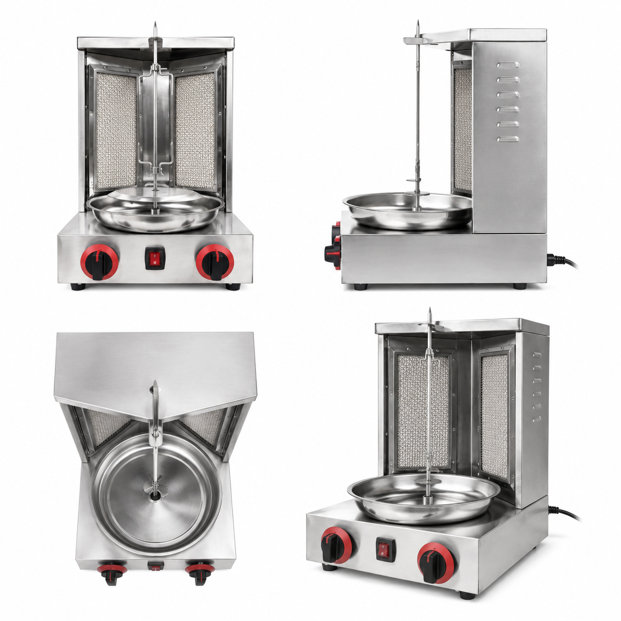 Commercial LPG Gas Shawarma Machine | Countertop Doner Kebab Grill GH-25