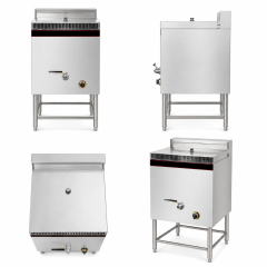 28L Commercial Gas Fryer | 1-Tank 2-Basket Floor Standing Fryer HGF-74