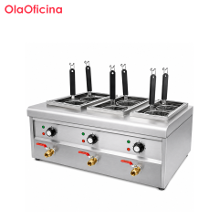 Commercial 6-Basket Countertop Electric Pasta Cooker | Noodle Boiler DM-X6  TKD