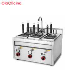 Commercial 6-Basket Countertop Gas Pasta Cooker | Noodle Boiler。GM-G6
