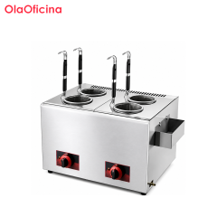 Commercial 2-Cylinder Gas Noodle Cooking Stove | Double LPG Noodle Cooker GM-2