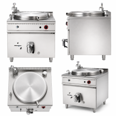 Commercial 150L Gas Indirect Heating Jacketed Kettle | LPG/NG Boiling Pan JZ-G150