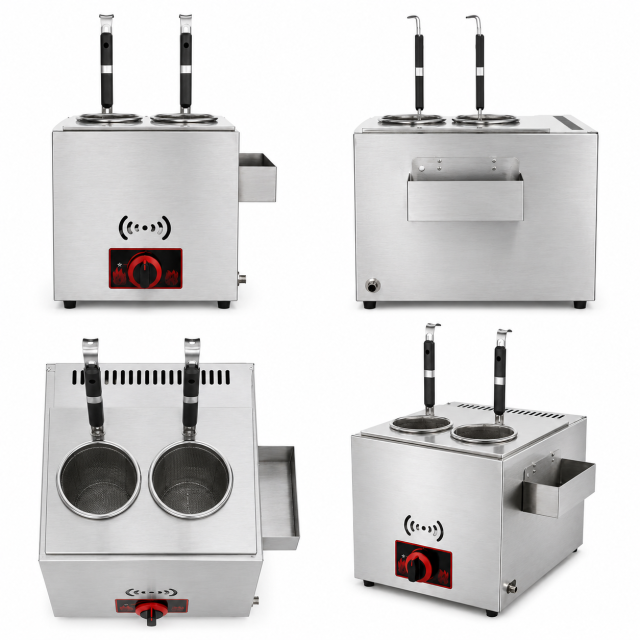 Commercial 1-Cylinder Gas Noodle Cooking Stove | LPG Countertop Noodle Cooker GM-1
