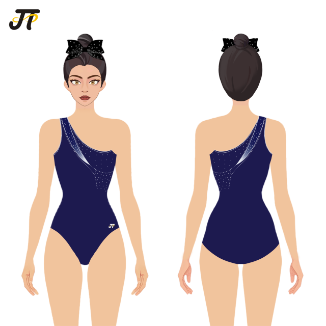 Wholesale Rhinestone Leotard Gymnastics Various Layout Designs For Teen Players Competition Training Apparel Bulk Stock
