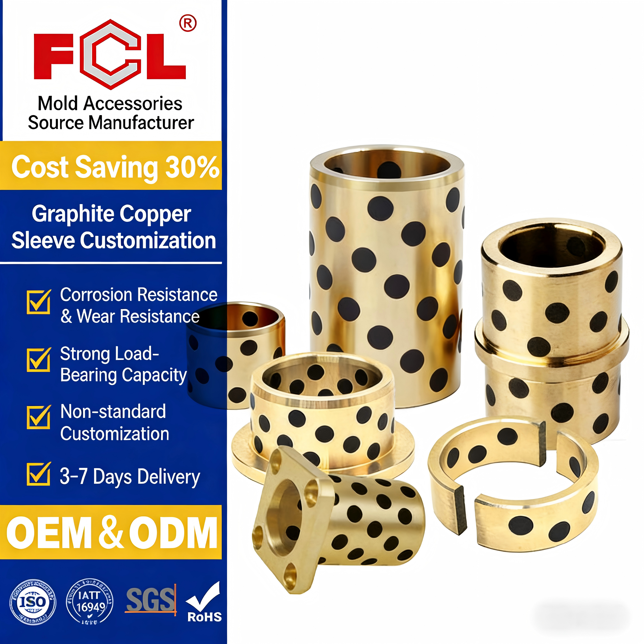 Graphite Copper Sleeve Customization