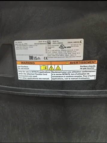ZN071-ZIL.GL.V7P4 380/480V 4.2kW 6.8A 1530rpm ZIEHL-ABEGG Axial Fan,upbh827,ZN071-ZIL.GL.V7P4 380/480V 4.2kW 6.8A 1530rpm ZIEHL-ABEGG Axial Fan