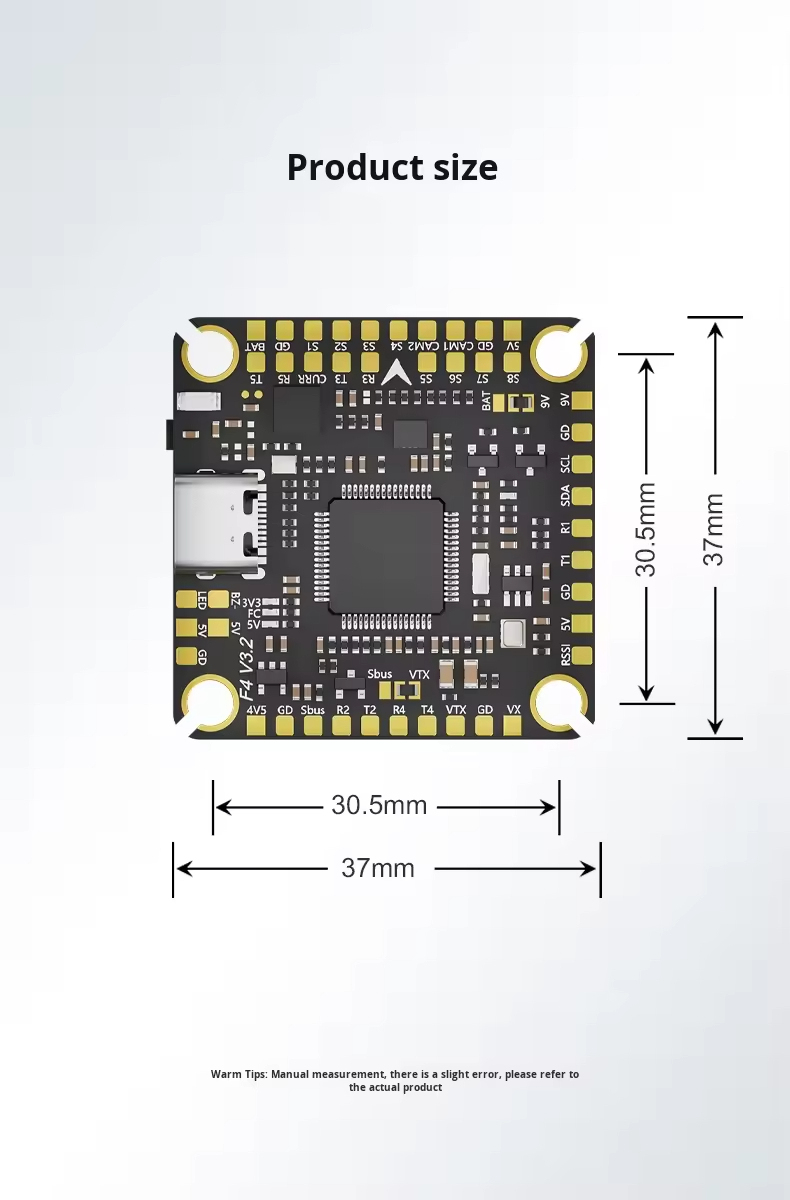 F405 V3.2 4-in-1 ESC dual BEC stacked flight controller BLS 50A V3 3-6S 20X20mm plastic remote control FPV racing drone,upbh827,F405 V3.2 4合1电调双BEC堆叠飞行控制器BLS 50A V3 3-6S 20X20mm塑料遥控FPV赛车无人机