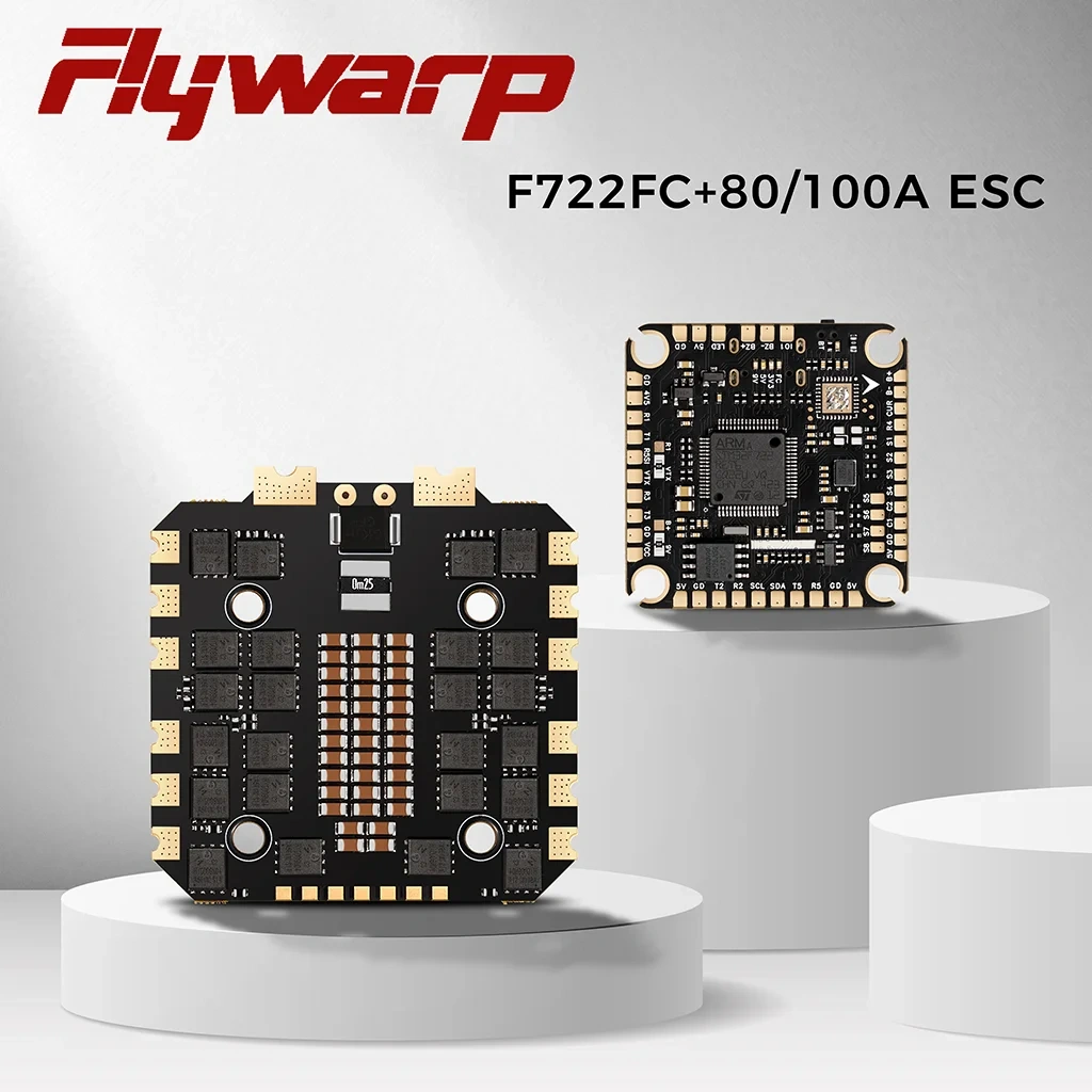 F7 FC F722 Flight Controller, 80A/100A 4-in-1 ESC, 4-8S, Stackable, ICM42688P, 30.5X30.5mm, Suitable for 13-inch FPV | 15-inch UAV