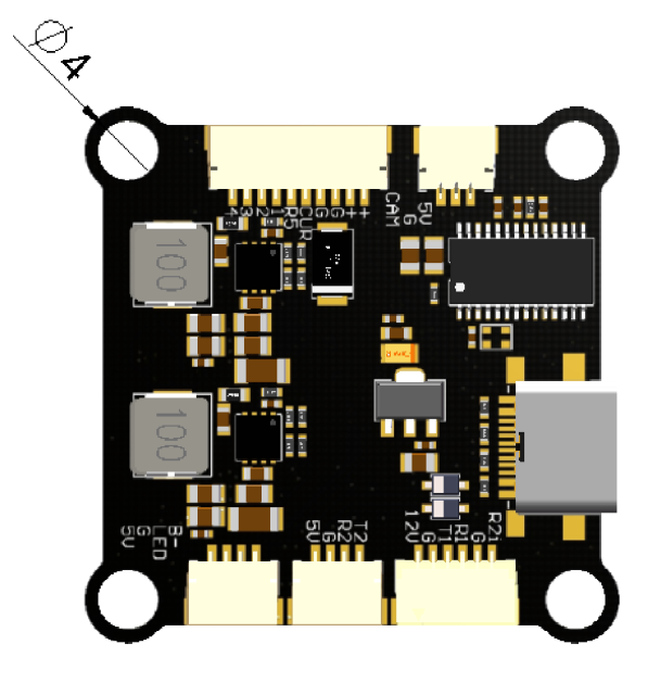 F405 + 100A 6S ESC combination ESC + FC stack FPV 13 15-inch drone 5kg payload
