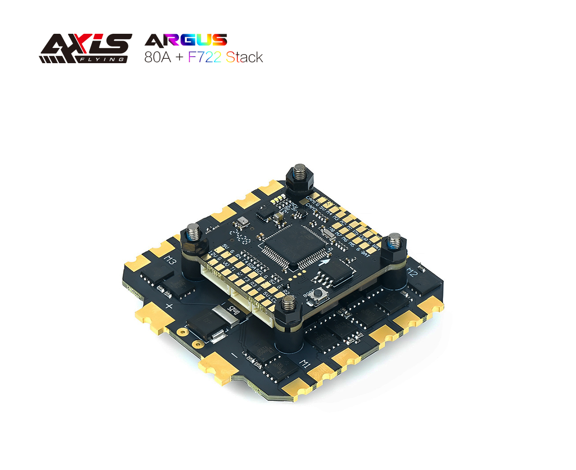 Original Axisflying Argus ECO 80A F722 high-voltage 6~8S ESC and FC stack for 13-inch FPV cross aircraft