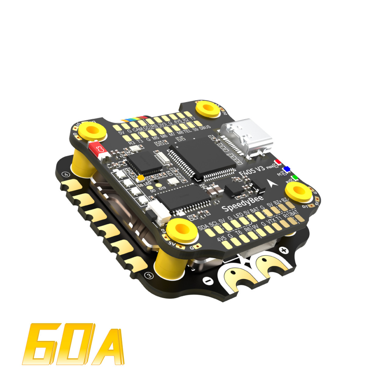 SpeedyBee F405 V3 V4 BLS 50A 60A 30x30 FC and ESC Stack Bls 4-in-1 Esc 3-6S Lipo Flight Controller for FPV Drones