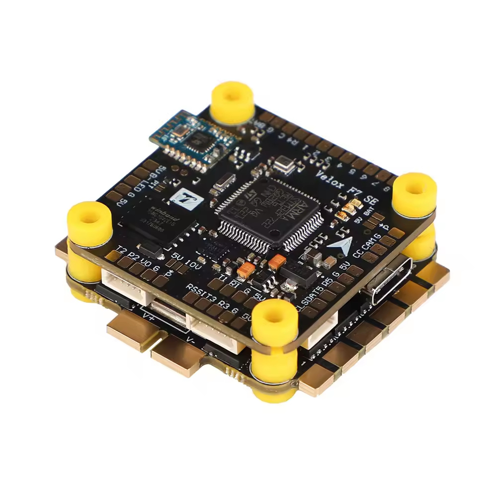 T-type motor Velox F7 SE flight controller FC V50A SE 6S 4in1 ESC HD stack for remote-controlled FPV racing drone freestyle long-range unmanned quadcopter,upbh827,遥控FPV赛车自由式远程无人驾驶四轴飞行器的T型电机Velox F7 SE飞行控制器FC V50A SE 6S 4in1 ESC高清堆栈