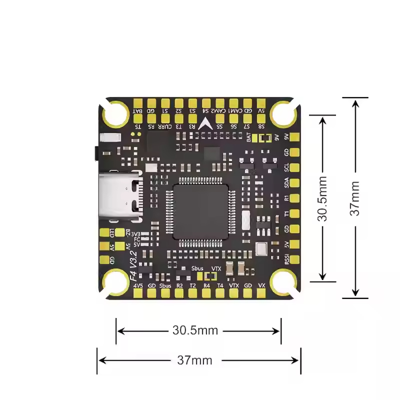 F405 V3.2 4-in-1 ESC dual BEC stacked flight controller BLS 50A V3 3-6S 20X20mm plastic remote control FPV racing drone,upbh827,F405 V3.2 4合1电调双BEC堆叠飞行控制器BLS 50A V3 3-6S 20X20mm塑料遥控FPV赛车无人机