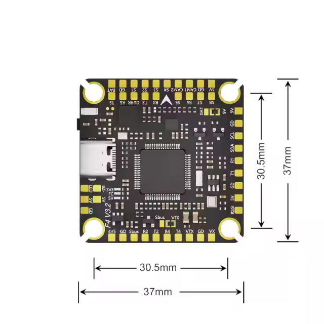 F405 V3.2 4-in-1 ESC dual BEC stacked flight controller BLS 50A V3 3-6S 20X20mm plastic remote control FPV racing drone,upbh827,F405 V3.2 4合1电调双BEC堆叠飞行控制器BLS 50A V3 3-6S 20X20mm塑料遥控FPV赛车无人机