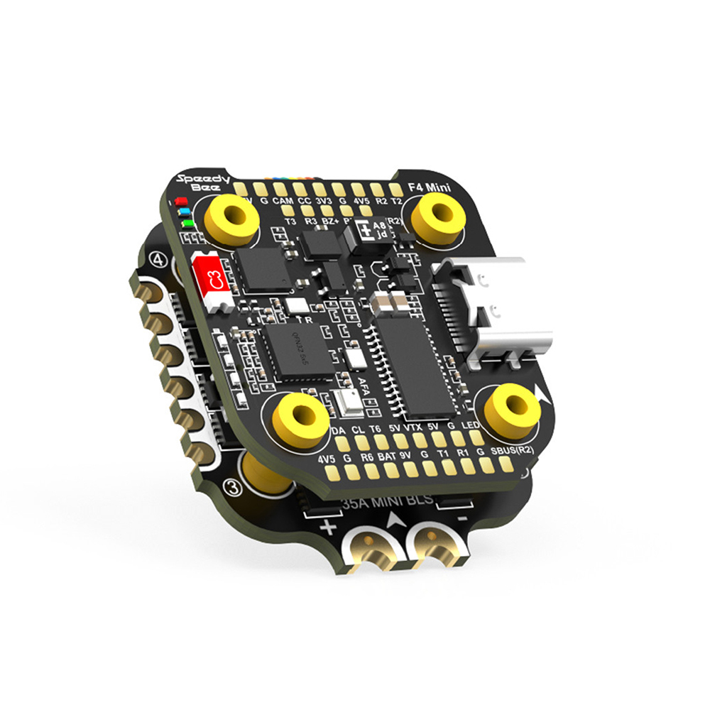 F405 Mini Stackable Flight Controller FC BLS 35A V2 3-6S 20x20 4-in-1 ESC Dual BECs for Remote Control FPV Racing Drones