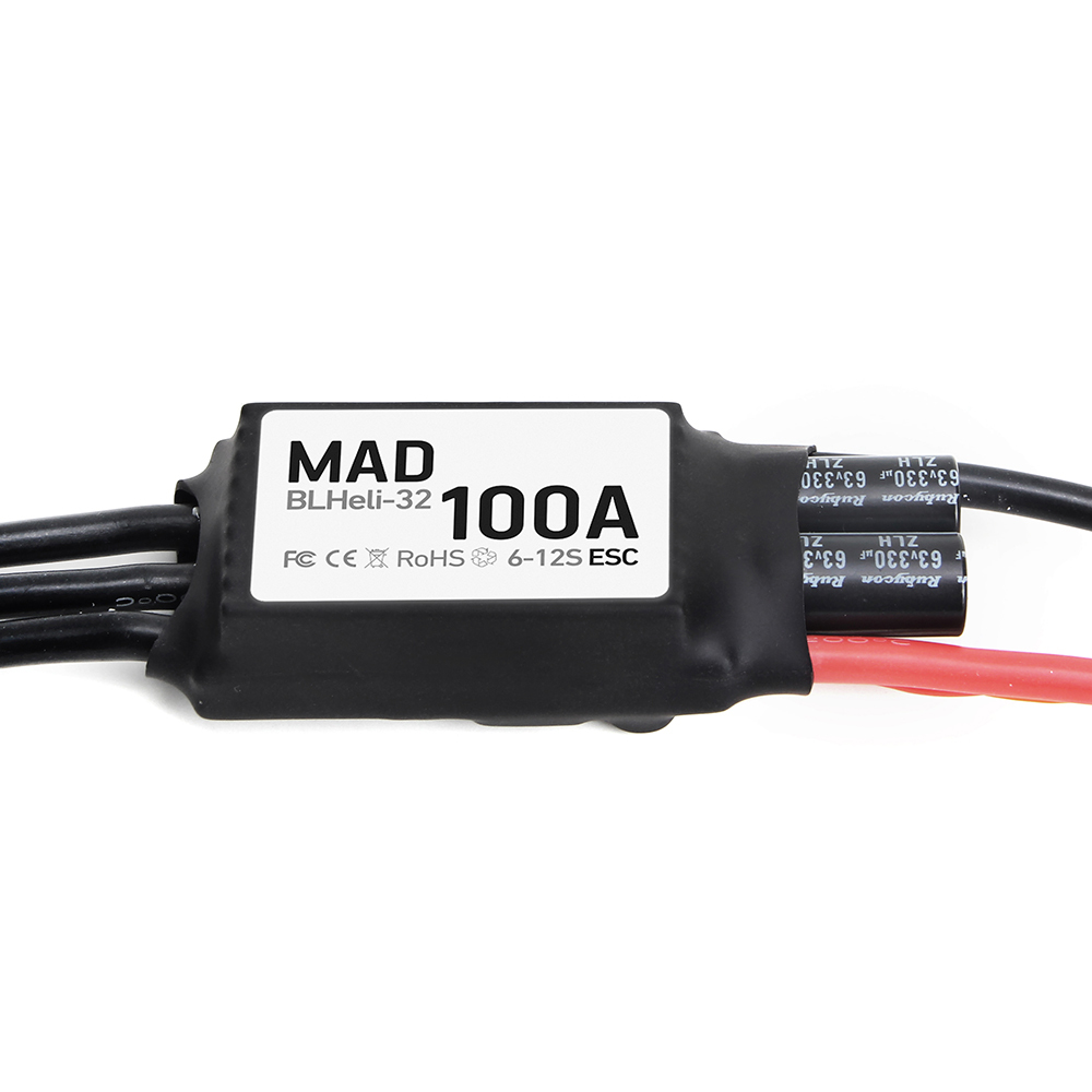 MAD BL-32 100A 6-12S Without BEC Single ESC Lightweight Electronic Speed Control FPV Drone Remote Control Drone Motor FPV Drone Brushless Esc,upbh827,MAD BL-32 100A 6-12S无BEC单ESC轻型电子速度控制FPV无人机遥控无人机电机FPV无人机无刷Esc