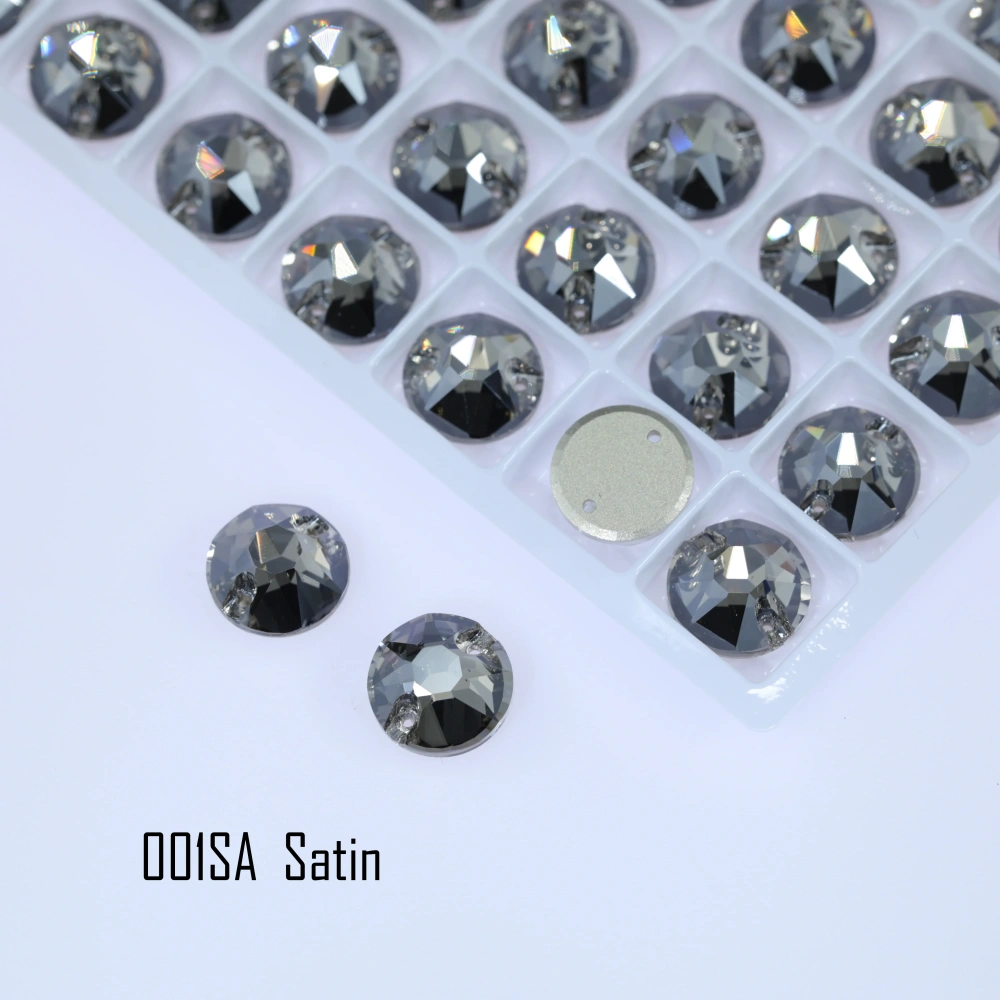 Rhinestone Xirius Sew-on Stone Crystal Plating Effect Glass Sewing Stones for Clothing Clothing Decoration Stone Hand-Sewn Stone