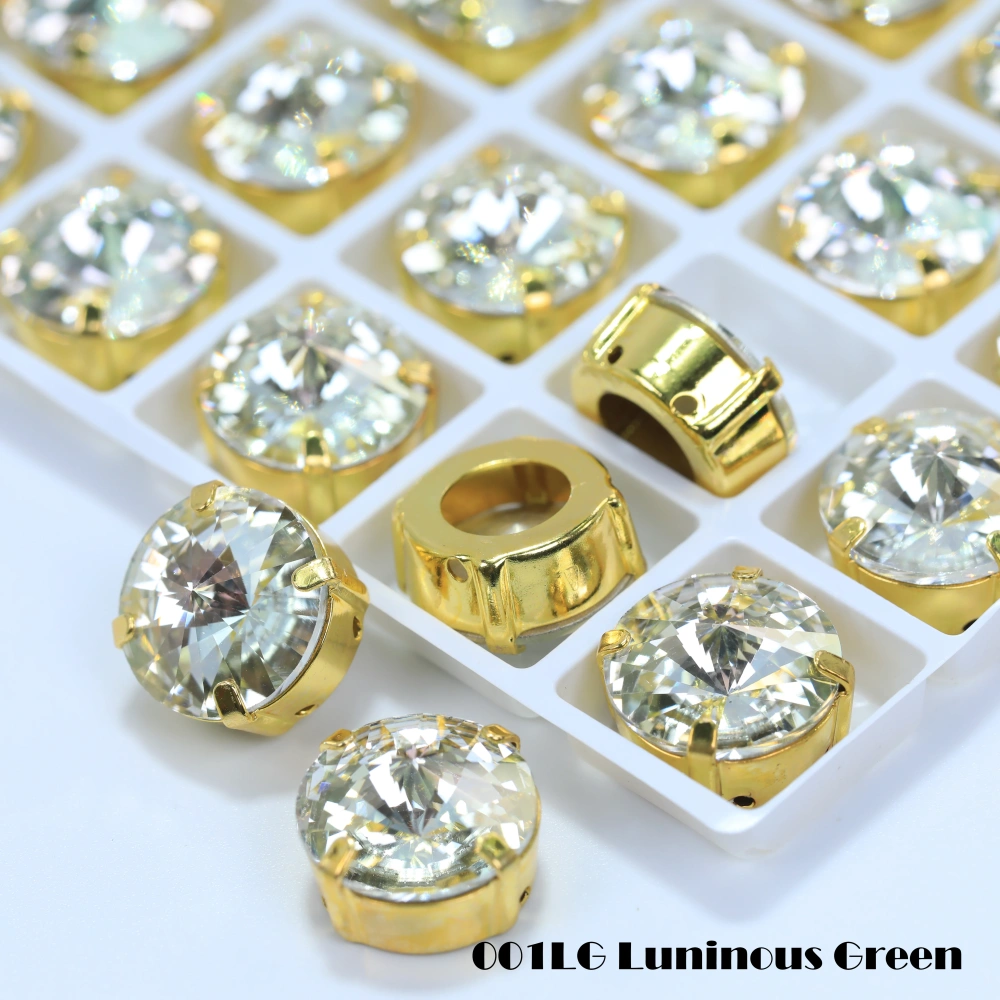 Satellite Shape Sew-on Rhinestones White Coated High Quality Glass Crystal DIY Phone Case Hair Bows Clothing Decoration Crafts