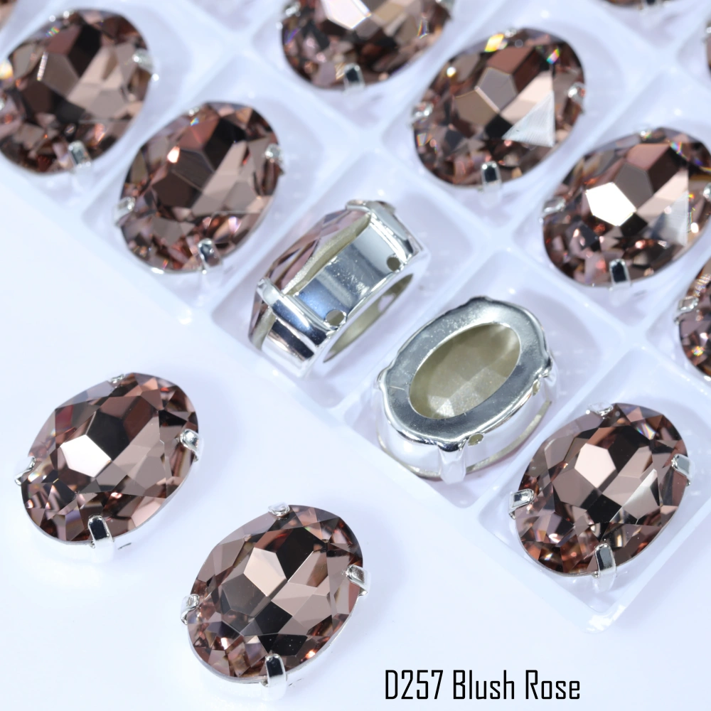 Large Size High-Quality Sparkling Oval Fancy Stones Glass Crystal Rhinestones 20mm 30mm for DIY Jewelry Making Wedding Dress Bag