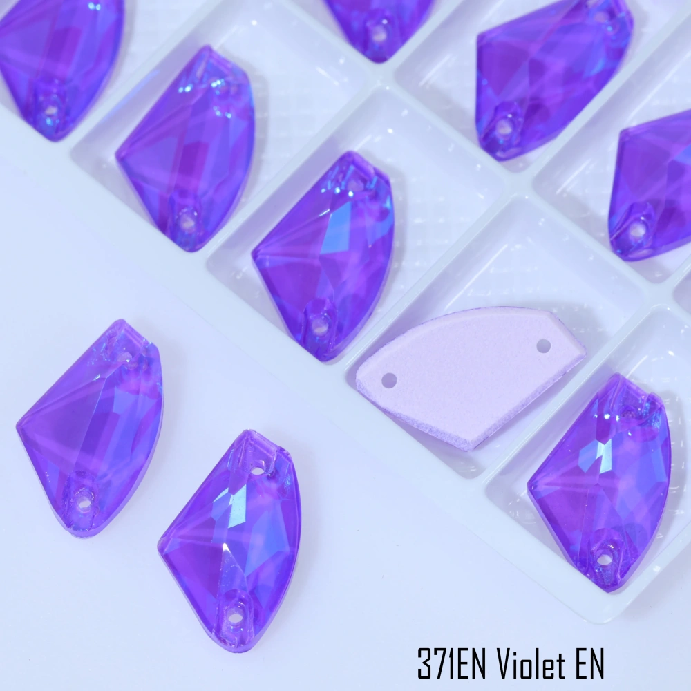 Sparkly Galactic Sew-On EN Rhinestones High-Grade Glass Crystal Iridescent Sparkling Shimmer Clothing Phone Case Hair Clip DIY
