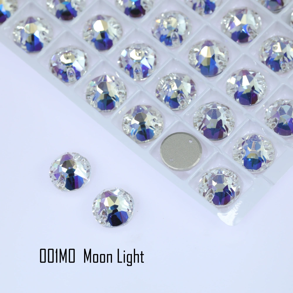Rhinestone Xirius Sew-on Stone Crystal Plating Effect Glass Sewing Stones for Clothing Clothing Decoration Stone Hand-Sewn Stone