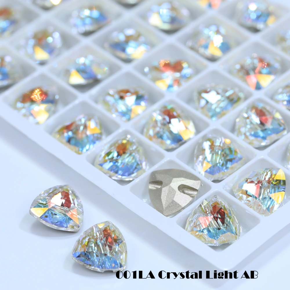 AB Trilliant Cross Hole Buttons Rhinestone Buttons  For Wedding Dress Shirt Sweater DIY Clothing Decor Accessories