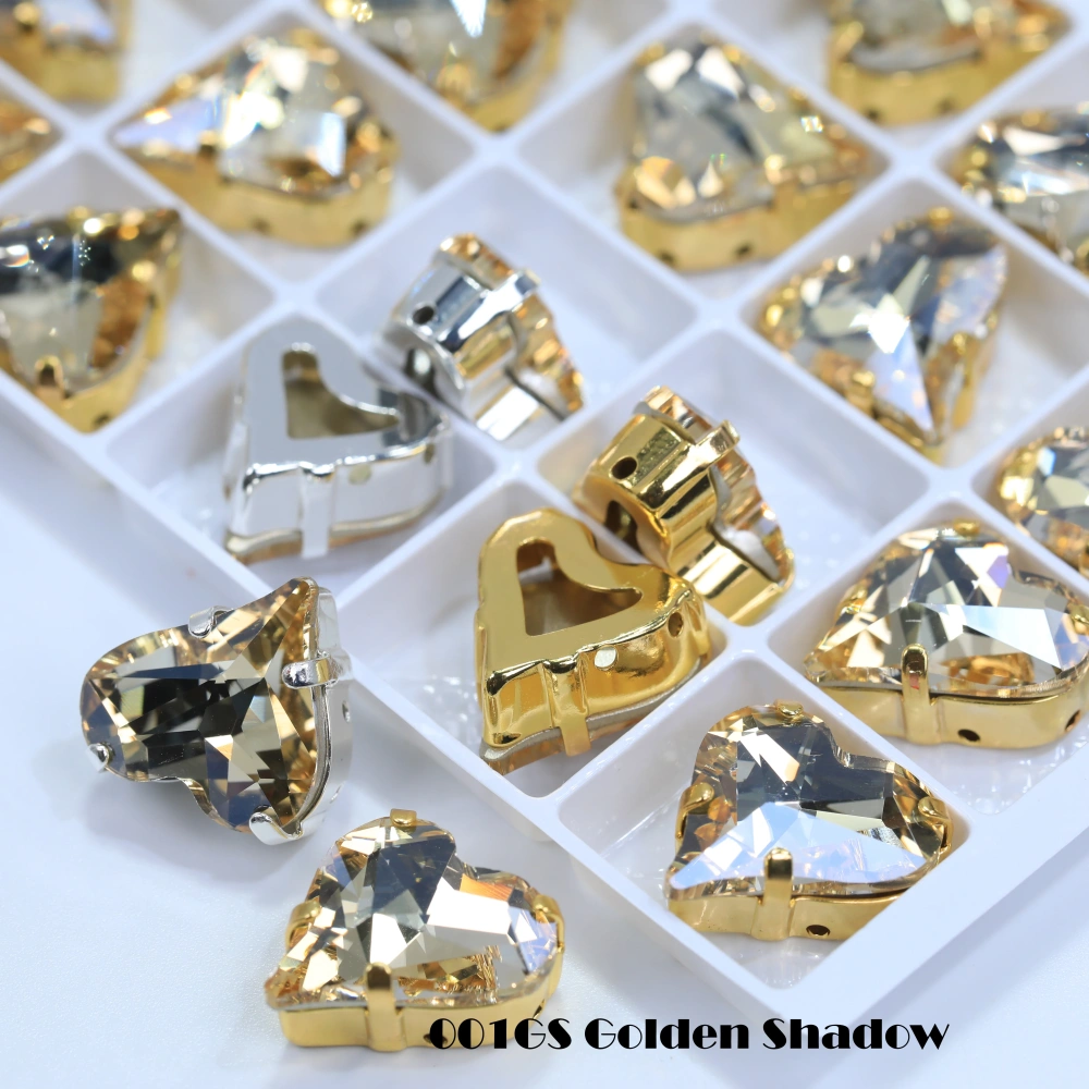 Shiny AB Crystal Top Rhinestones 4809 Sweet Heart Fancy Stone Claw Drill for DIY Jewelry Making Nail Arts Clothing Decorations