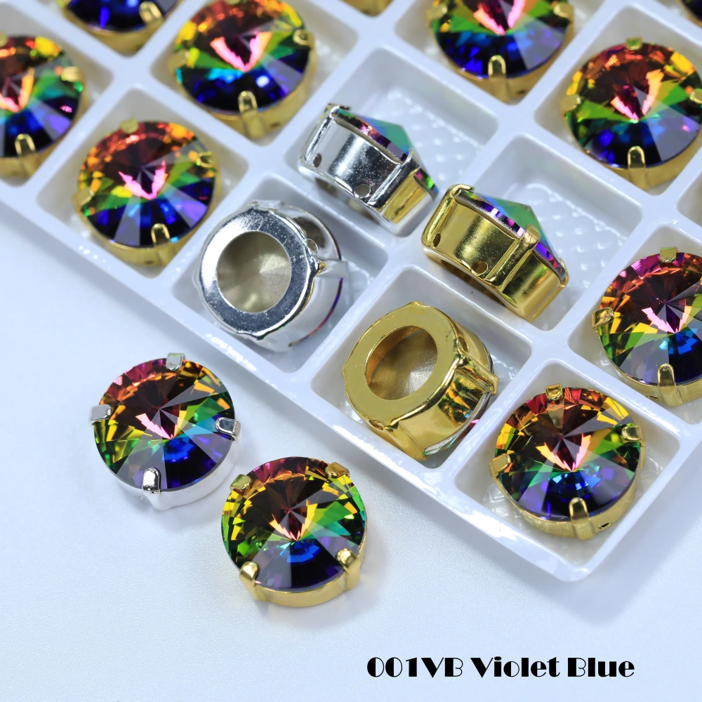 Satellite Shape Sew-on Rhinestones White Coated High Quality Glass Crystal DIY Phone Case Hair Bows Clothing Decoration Crafts