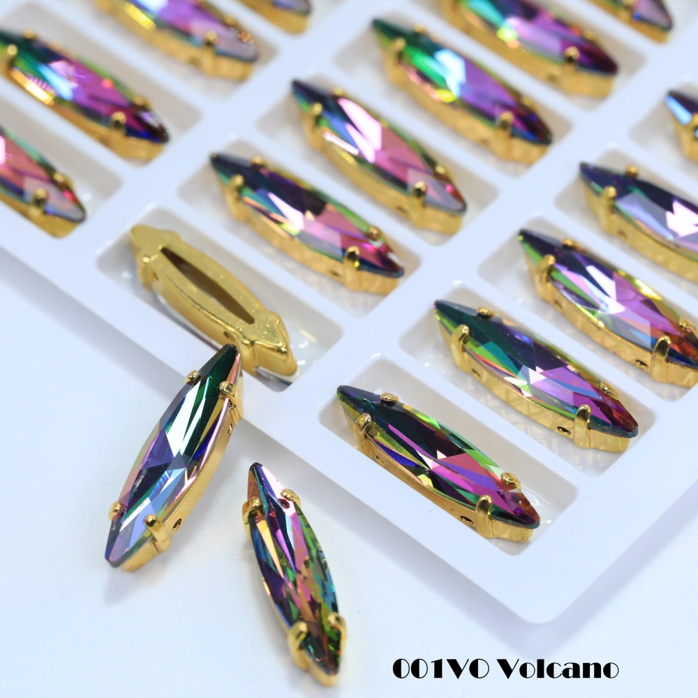 All Size Colour Sphinx Eye Fancy Stone Glass Crystal Sew on Rhinestones Gold Silver Claw Rhinestones For Garment Clothes Bags