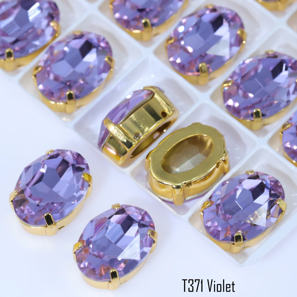 Large Size High-Quality Sparkling Oval Fancy Stones Glass Crystal Rhinestones 20mm 30mm for DIY Jewelry Making Wedding Dress Bag