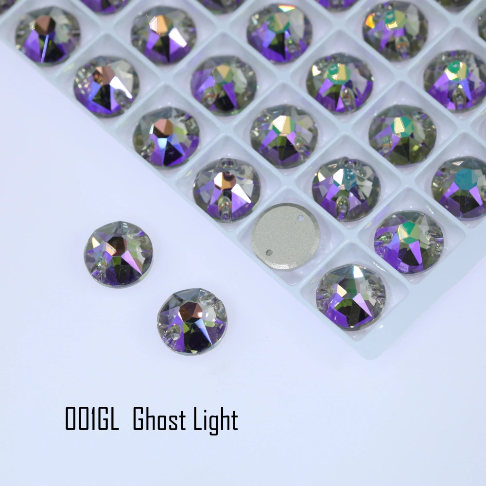 Rhinestone Xirius Sew-on Stone Crystal Plating Effect Glass Sewing Stones for Clothing Clothing Decoration Stone Hand-Sewn Stone