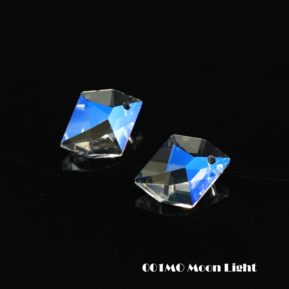 Bling 6680 Cosmic Pendant Crystal Charms Sparkling Single Hole Rhinestones for DIY Jewelry Making Necklace Earring Accessories