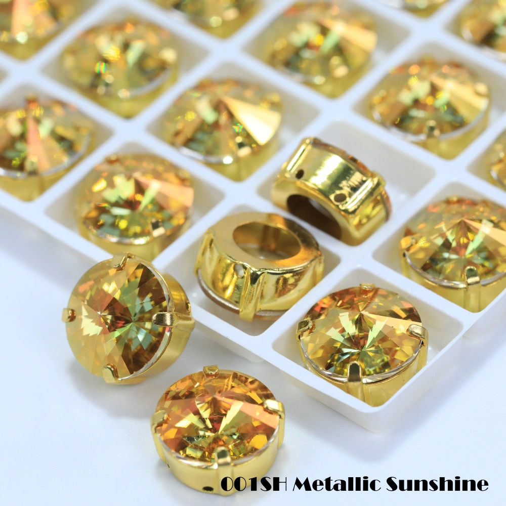 Satellite Shape Sew-on Rhinestones White Coated High Quality Glass Crystal DIY Phone Case Hair Bows Clothing Decoration Crafts