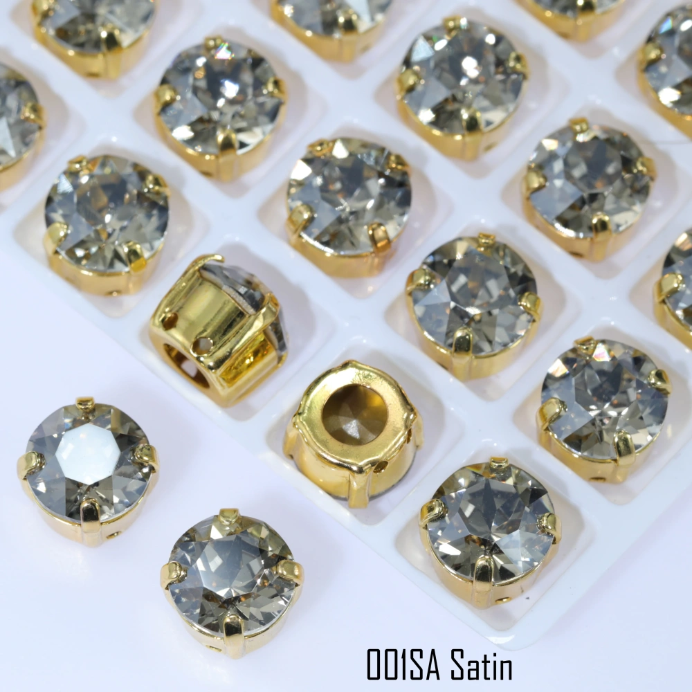 XIRIUS Chaton Sharp-Bottom Fancy Claw-Set Rhinestones Crystal Plating Effect High-Shine DIY Accessorie for Wedding Dresses Shoes