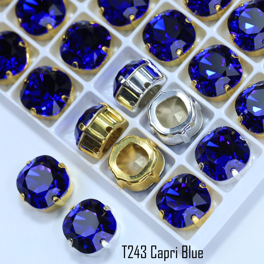 Normal Color Cushion Fancy Stone Claw-Set Rhinestones High-quality gold claw and silver claw claw drills used for clothing shoes