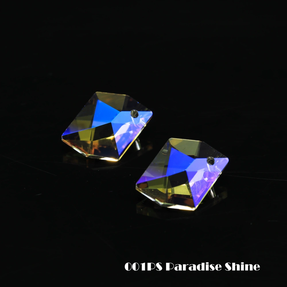 Bling 6680 Cosmic Pendant Crystal Charms Sparkling Single Hole Rhinestones for DIY Jewelry Making Necklace Earring Accessories