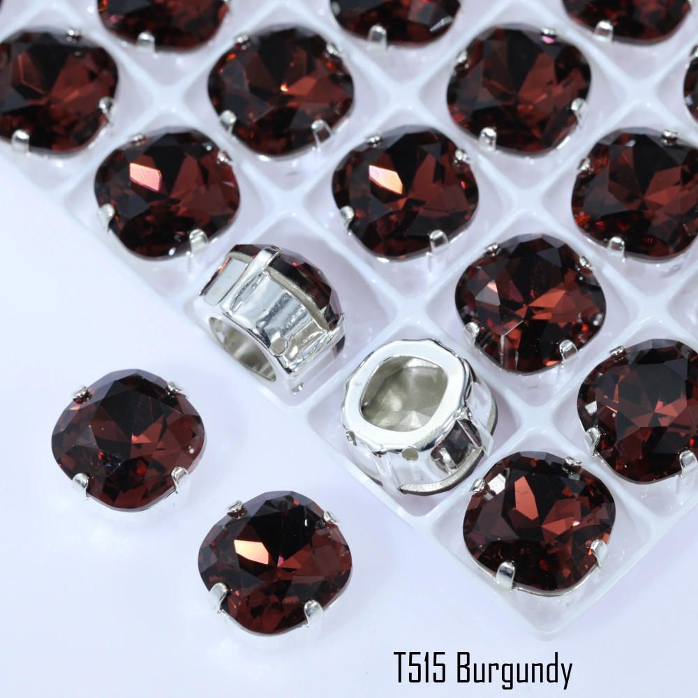 Normal Color Cushion Fancy Stone Claw-Set Rhinestones High-quality gold claw and silver claw claw drills used for clothing shoes