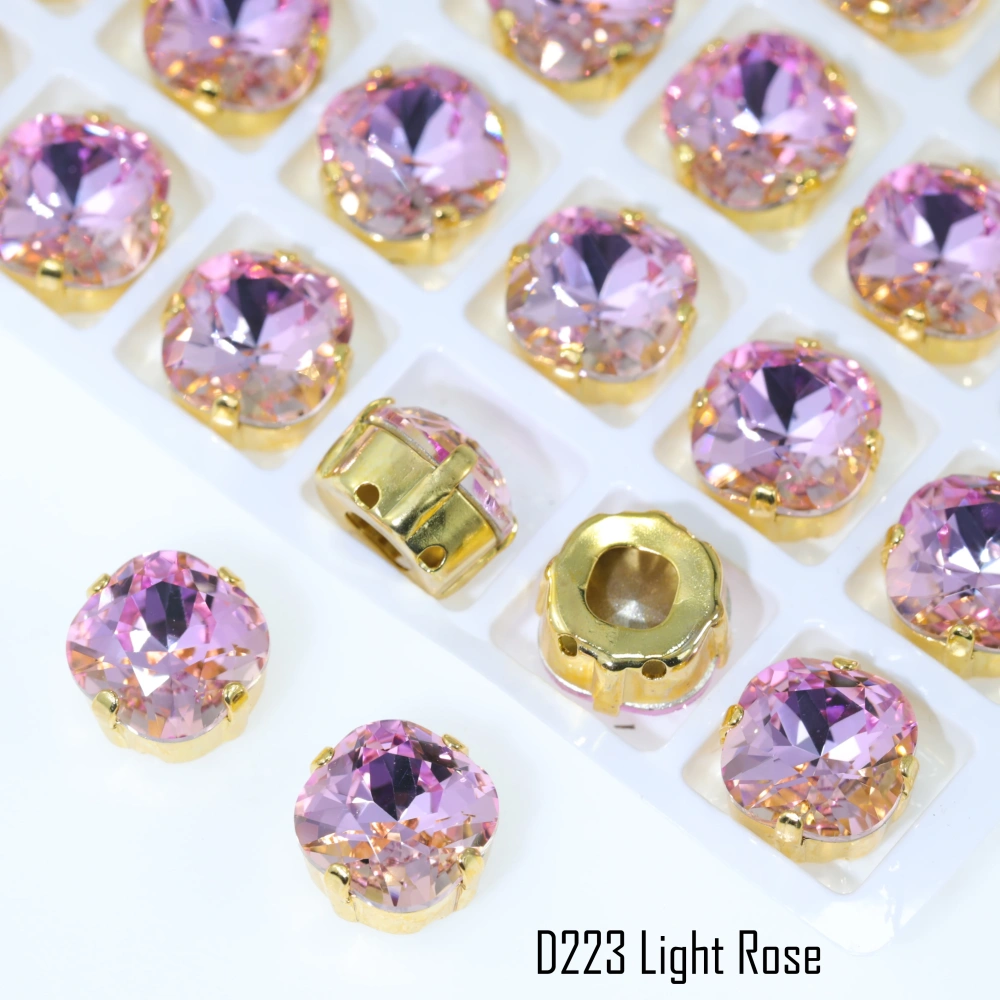 Normal Color Cushion Fancy Stone Claw-Set Rhinestones High-quality gold claw and silver claw claw drills used for clothing shoes